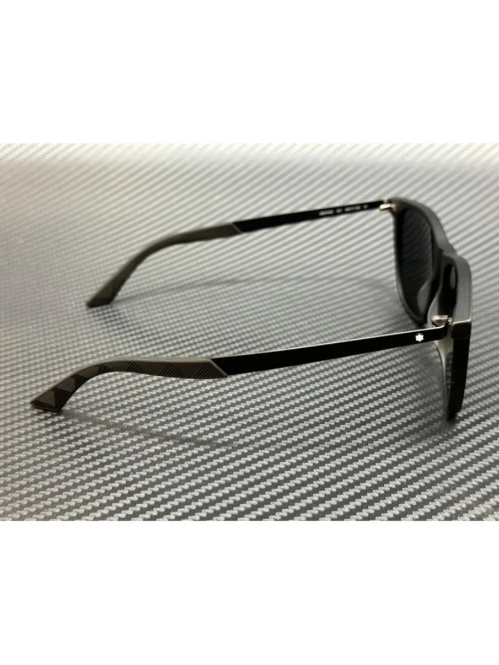 New Montblanc Men Matte Black Sunglasses 56-17-150